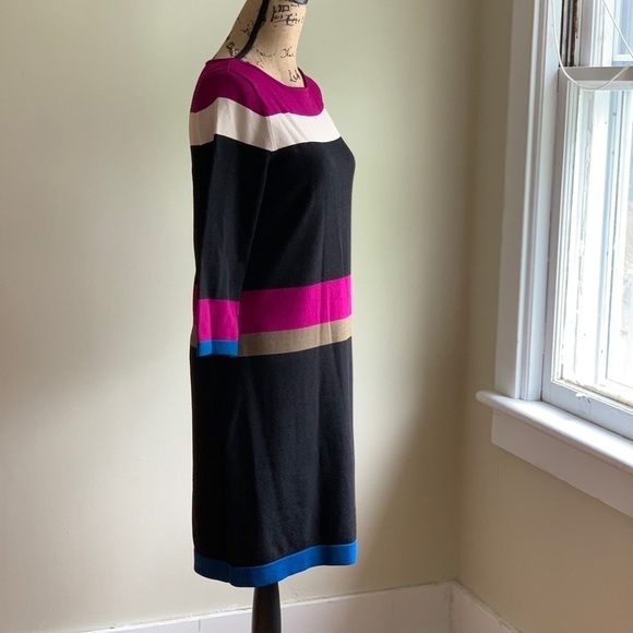 Nine West colorblock sweater dress size S womens - Picture 2 of 10